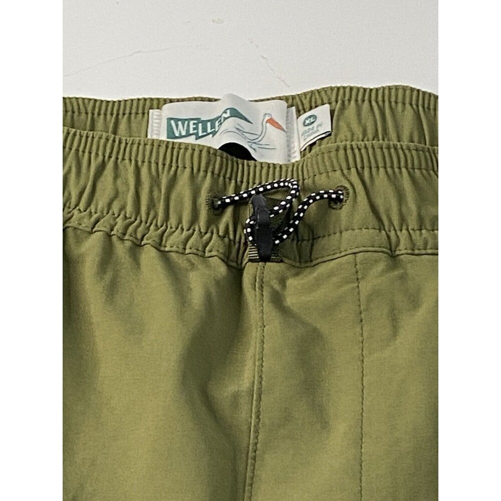Wellen Lowtide Jogger Tech Pants Men’s XL Olive Green Huckberry Hiking 34x29 - Picture 3 of 16
